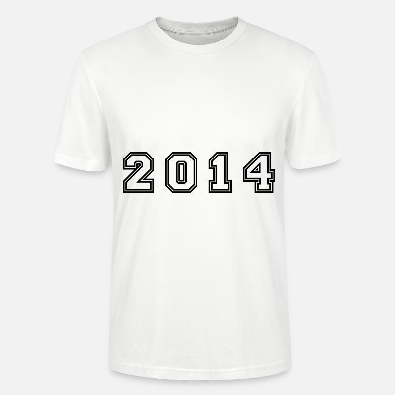 Numéro de l’année 2014 - T-shirt bio CRAFTER Stanley Stella Unisexe - blanc