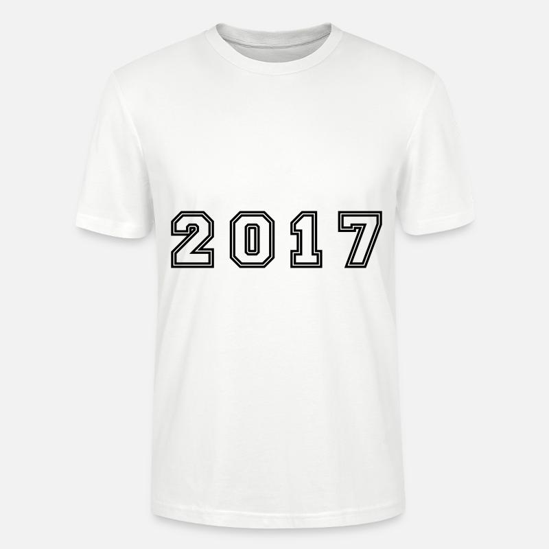 Numéro de l’année 2017 - T-shirt bio CRAFTER Stanley Stella Unisexe - blanc