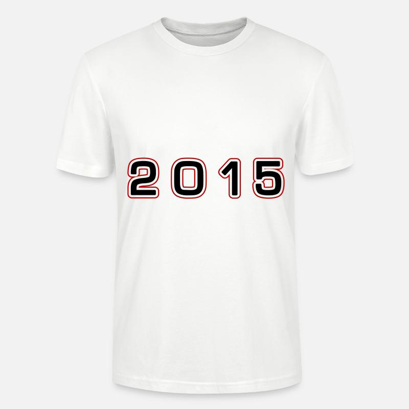 Numéro de l’année 2015 - T-shirt bio CRAFTER Stanley Stella Unisexe - blanc