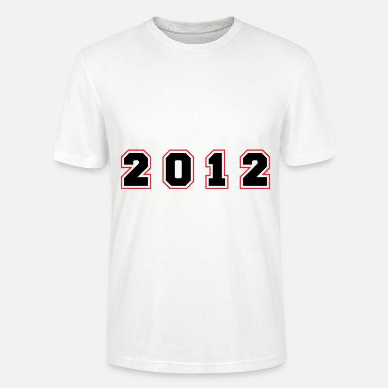 Numéro de l’année 2012 - T-shirt bio CRAFTER Stanley Stella Unisexe - blanc