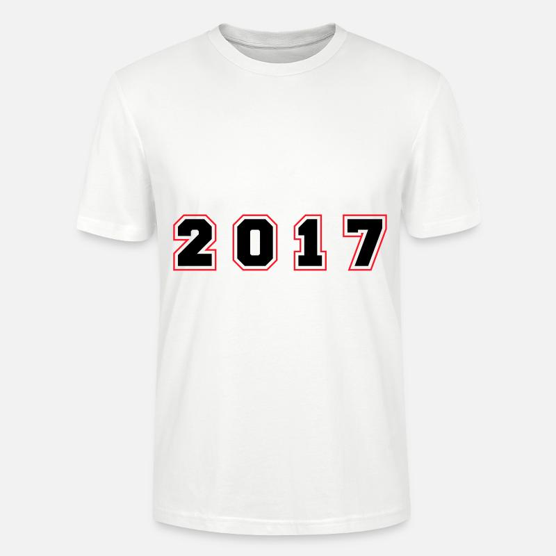 Numéro de l’année 2017 - T-shirt bio CRAFTER Stanley Stella Unisexe - blanc