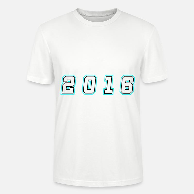 Numéro de l’année 2016 - T-shirt bio CRAFTER Stanley Stella Unisexe - blanc