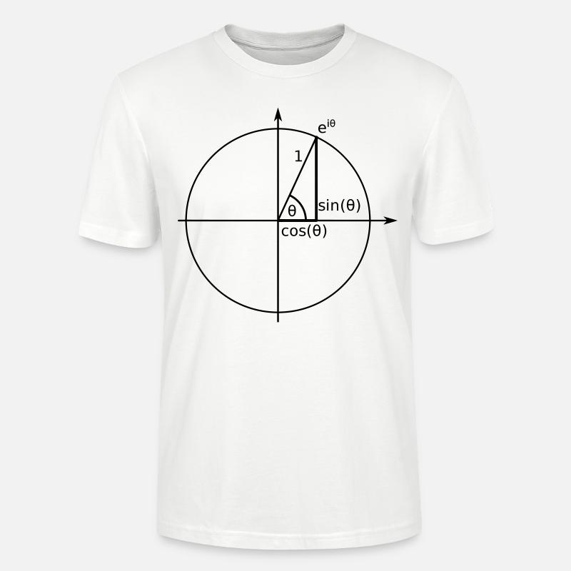 Einheitskreis Euler - Stanley/Stella Unisex Bio-T-Shirt CRAFTER - Weiß