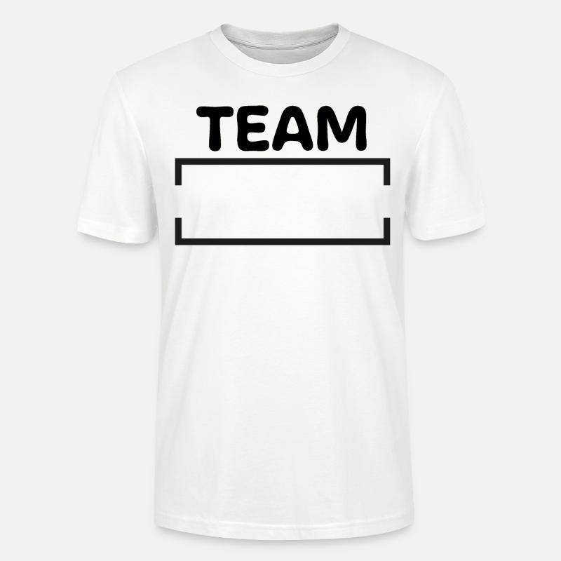 Exemple de cadre d’équipe - T-shirt bio CRAFTER Stanley Stella Unisexe - blanc