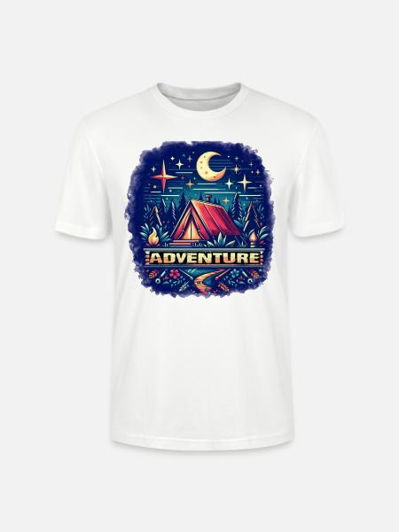 Abenteuer - Stanley/Stella Unisex Bio-T-Shirt CRAFTER - Weiß