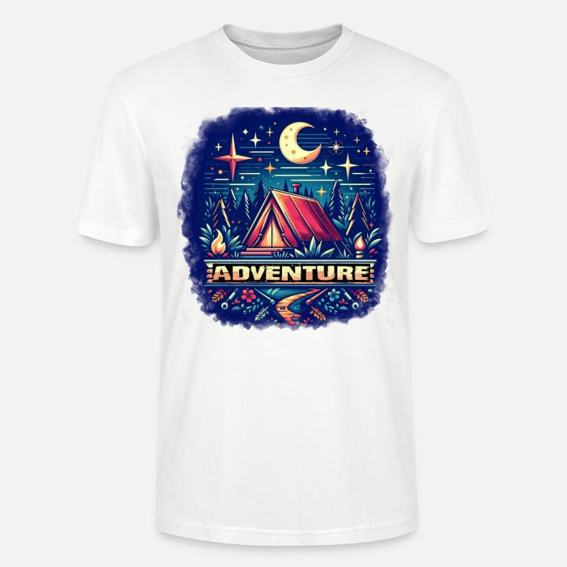 Abenteuer - Stanley/Stella Unisex Bio-T-Shirt CRAFTER - Weiß