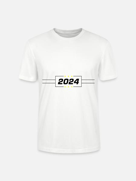 2024 year - Stanley/Stella CRAFTER Unisex Organic T-Shirt - white