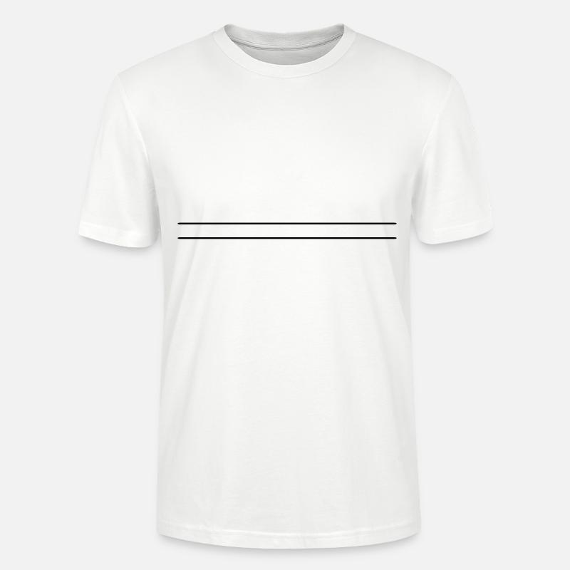 Zwei Striche - Stanley/Stella Unisex Bio-T-Shirt CRAFTER - Weiß