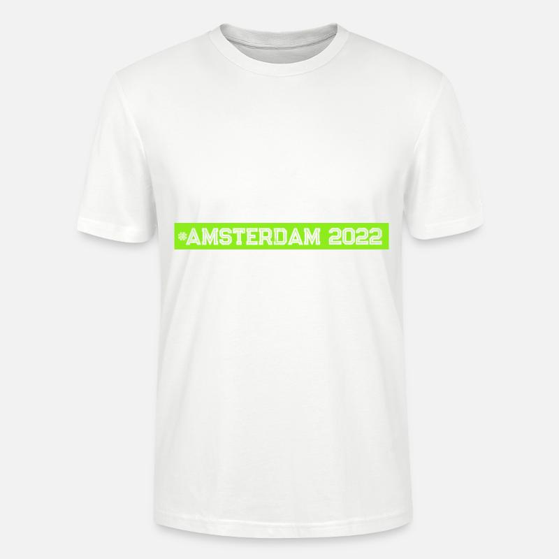 Amsterdam 2022 - T-shirt bio CRAFTER Stanley Stella Unisexe - blanc