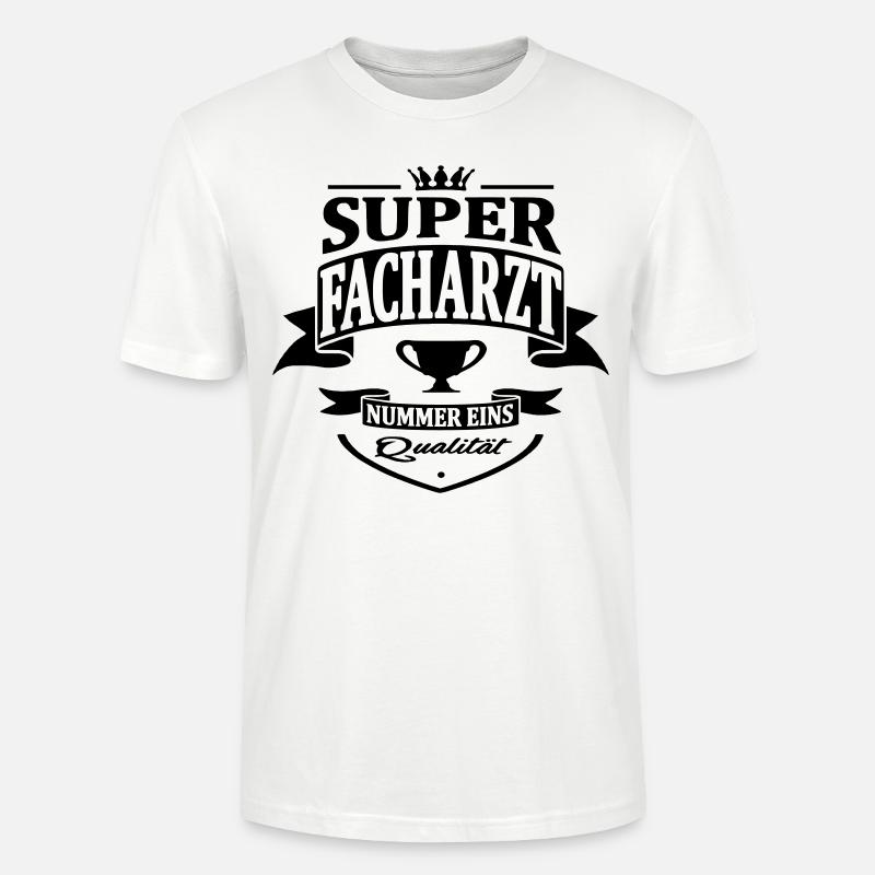 facharzt nummer eins - Stanley/Stella Unisex Bio-T-Shirt CRAFTER - Weiß