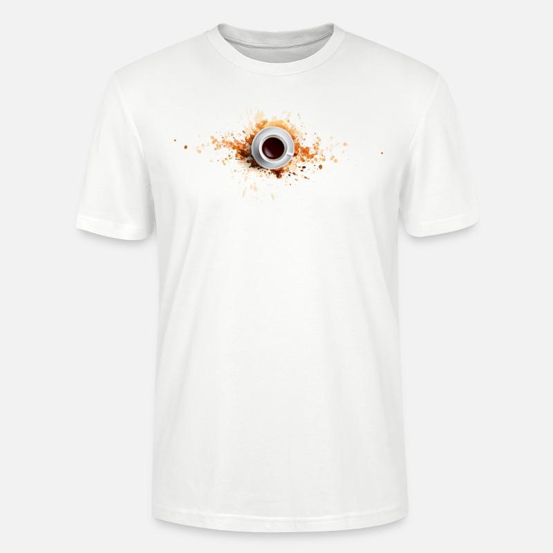 Kaffee!! - Stanley/Stella Unisex Bio-T-Shirt CRAFTER - Weiß