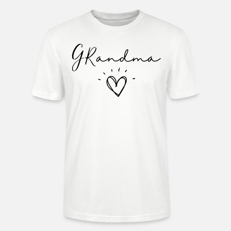 Grand-mère. Cadeau de grand-mère - T-shirt bio CRAFTER Stanley Stella Unisexe - blanc