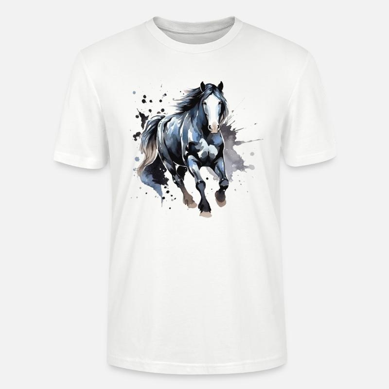 Pferd - Stanley/Stella Unisex Bio-T-Shirt CRAFTER - Weiß