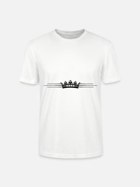 Krone Line Design - Stanley/Stella CRAFTER Unisex Organic T-Shirt - white