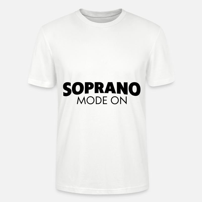 Soprano Mode On - Stanley/Stella Unisex Bio-T-Shirt CRAFTER - Weiß