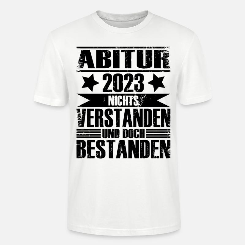 Abitur 2023 - Stanley/Stella Unisex Bio-T-Shirt CRAFTER - Weiß