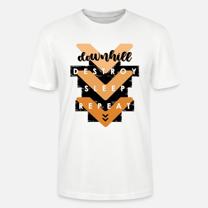 Downhill - Stanley/Stella Unisex Bio-T-Shirt CRAFTER - Weiß