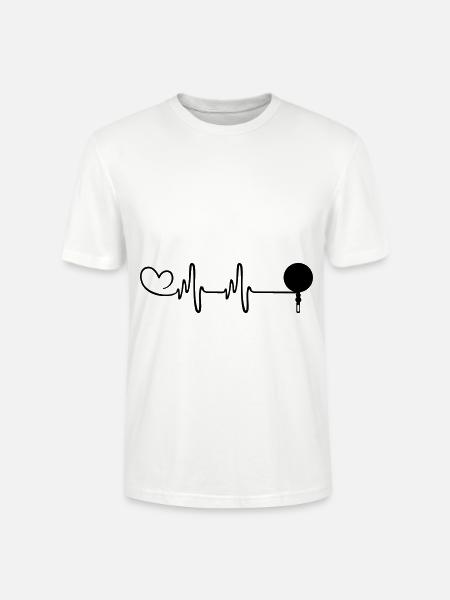 Pan Kitchen Heartbeat - Stanley/Stella CRAFTER Unisex Organic T-Shirt - white