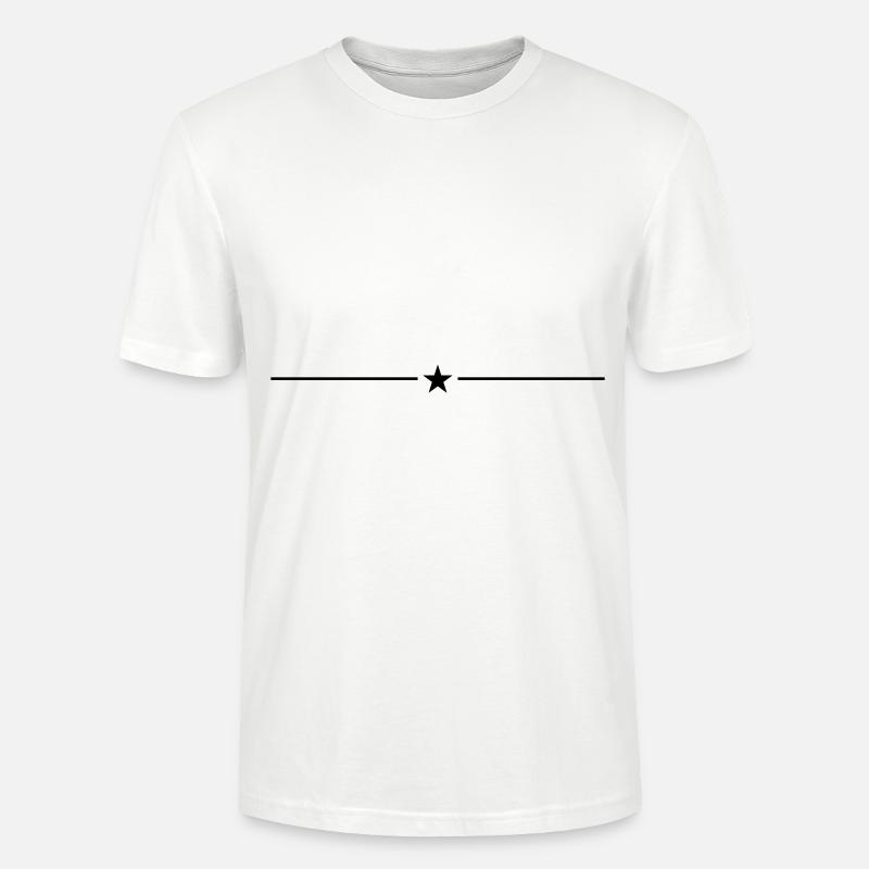 Stern Linie Element - Stanley/Stella Unisex Bio-T-Shirt CRAFTER - Weiß