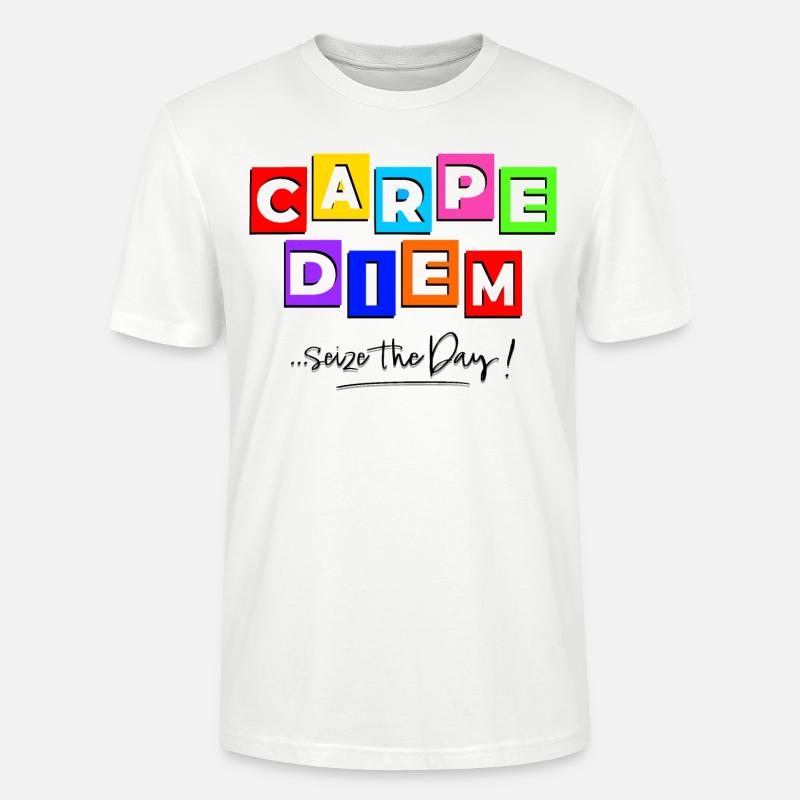 Carpediem style comics - T-shirt bio CRAFTER Stanley Stella Unisexe - blanc