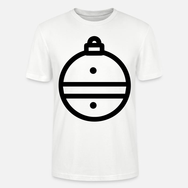 Weihnachtskugel - Stanley/Stella Unisex Bio-T-Shirt CRAFTER - Weiß