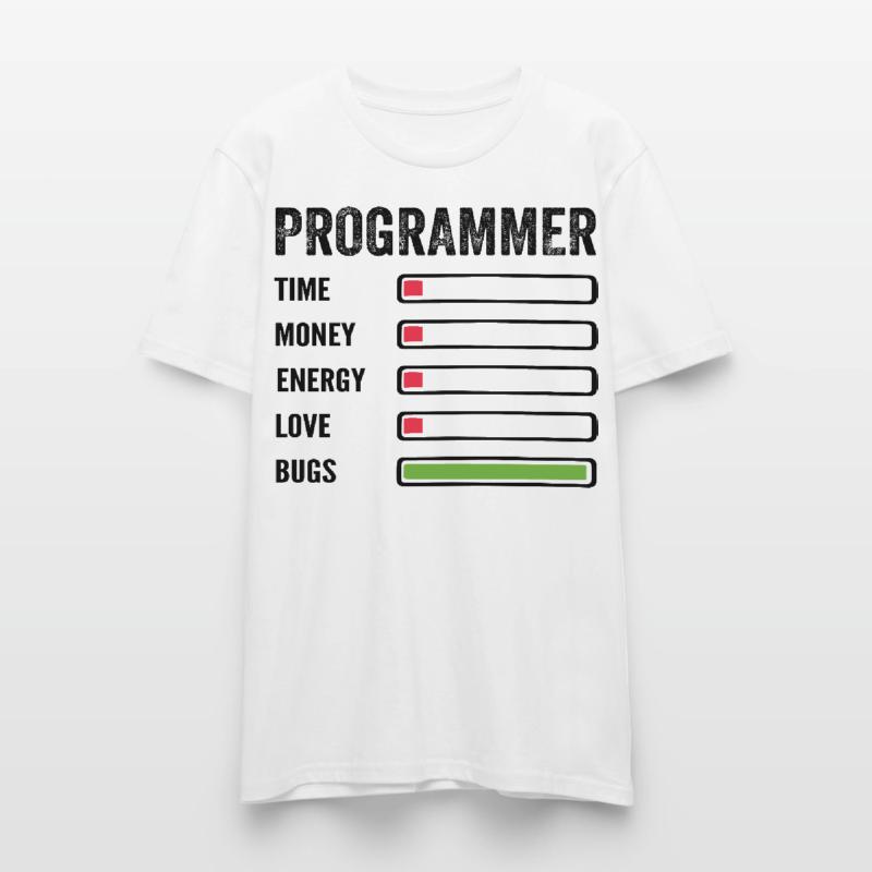 Entwickler Humor Programmierer Programmierer Programmierer Stanley/Stella Unisex Bio-T-Shirt CRAFTER