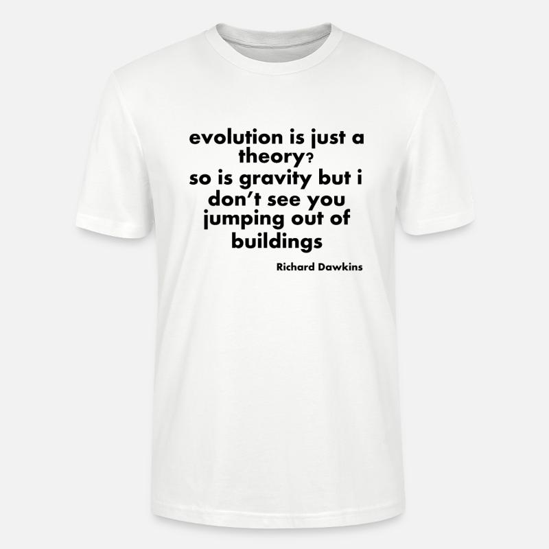 citations d'évolution - T-shirt bio CRAFTER Stanley Stella Unisexe - blanc