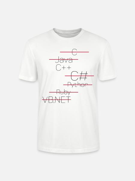 C++ - SIMPLE - Stanley/Stella CRAFTER Unisex Organic T-Shirt - white