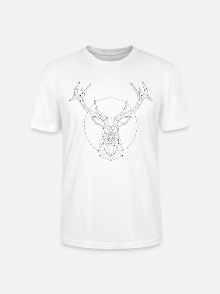 Deer constellation - Stanley/Stella CRAFTER Unisex Organic T-Shirt - white