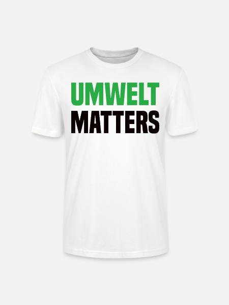 Umwelt Matters Klimawandel - Stanley/Stella Unisex Bio-T-Shirt CRAFTER - Weiß