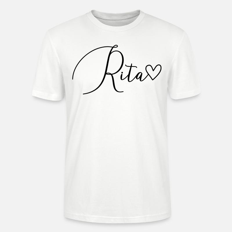 Rita Name Vorname Mädchen - Stanley/Stella Unisex Bio-T-Shirt CRAFTER - Weiß
