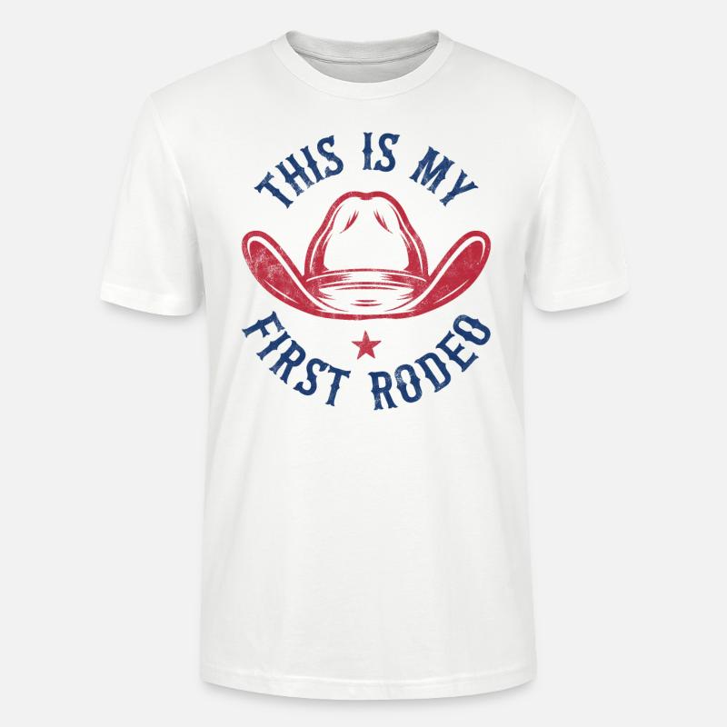 C’est mon premier rodéo - T-shirt bio CRAFTER Stanley Stella Unisexe - blanc