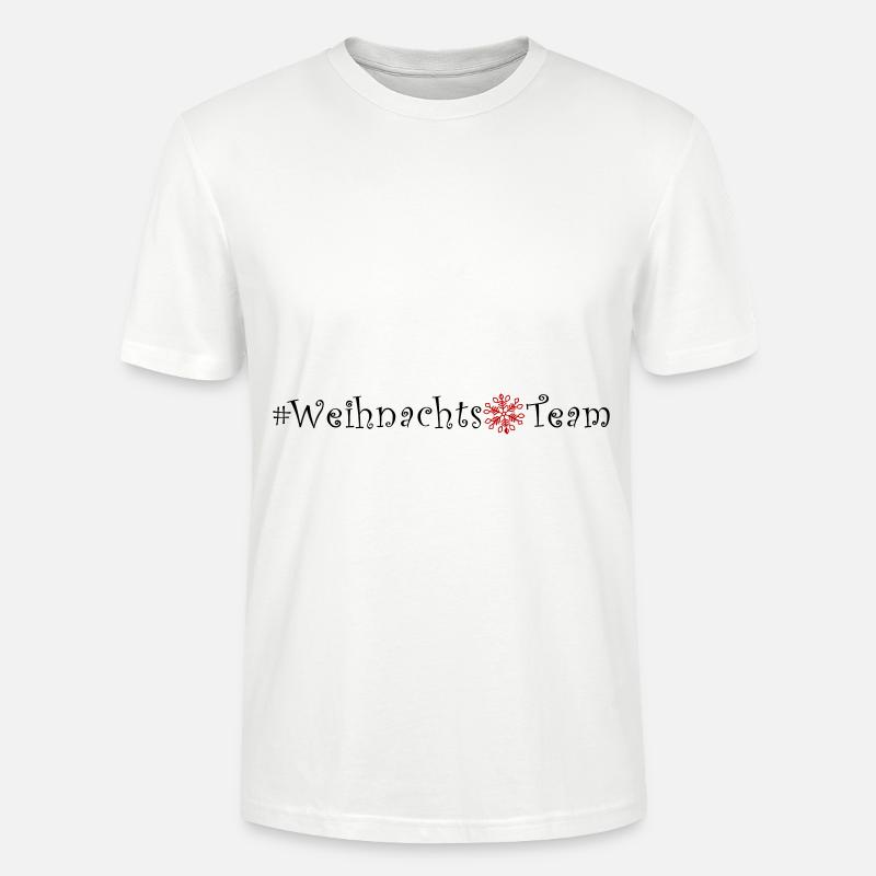 Équipe de Noël Noël Noël - T-shirt bio CRAFTER Stanley Stella Unisexe - blanc