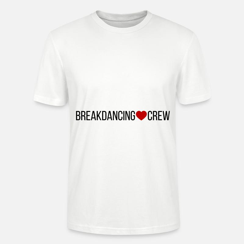 Breakdance Crew Cœur - T-shirt bio CRAFTER Stanley Stella Unisexe - blanc