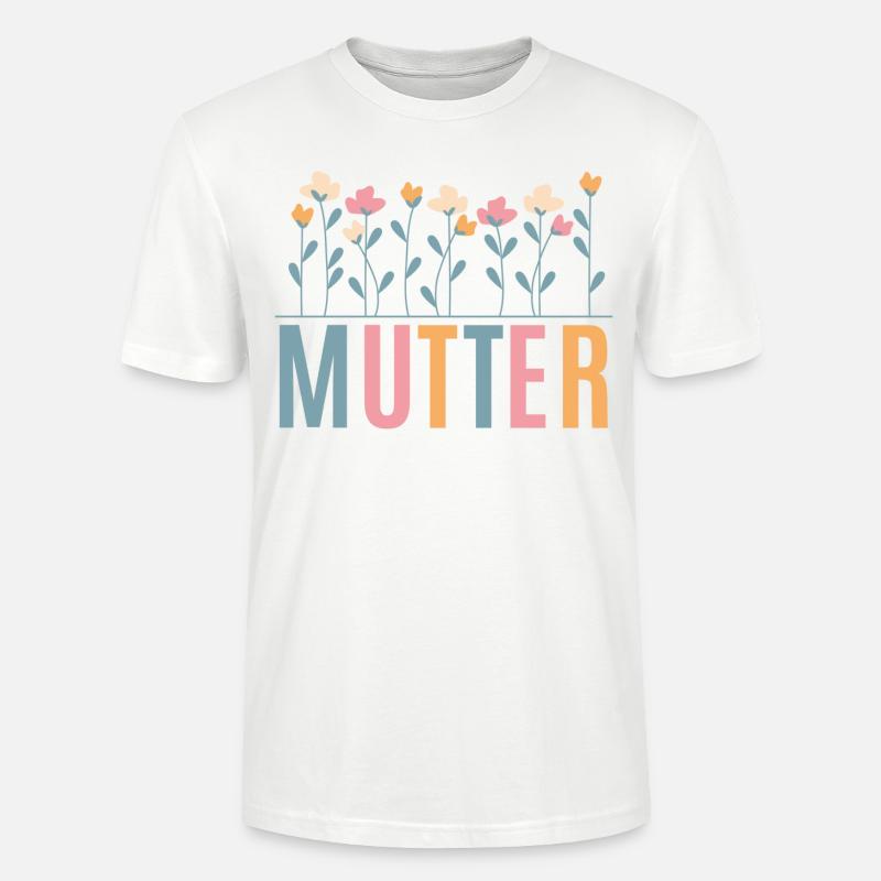 Mutter Blume - Stanley/Stella Unisex Bio-T-Shirt CRAFTER - Weiß
