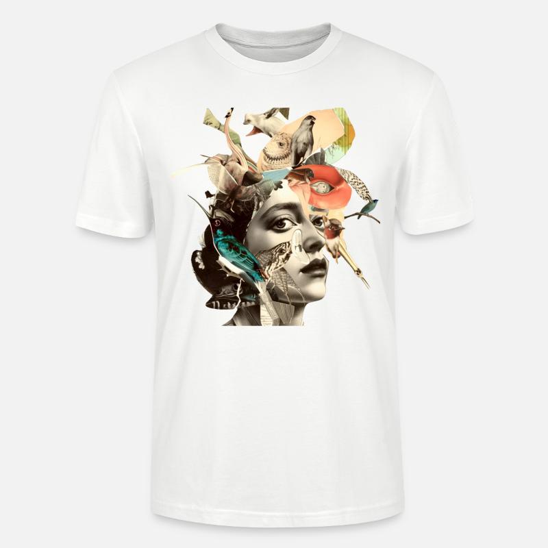 Mouche Robin Mouche - T-shirt bio CRAFTER Stanley Stella Unisexe - blanc