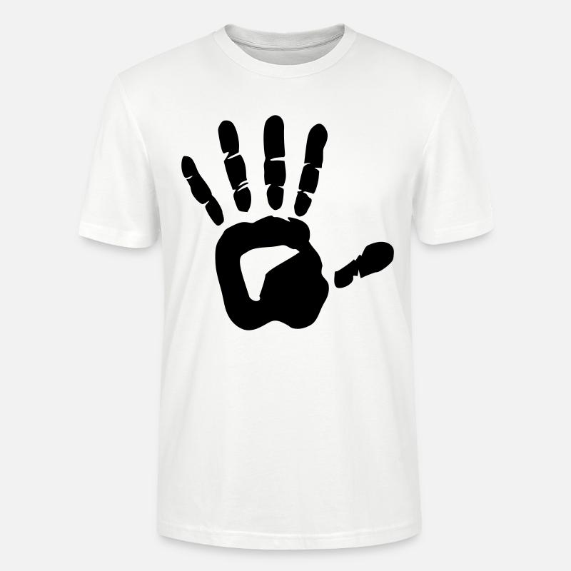 Hand - Stanley/Stella Unisex Bio-T-Shirt CRAFTER - Weiß