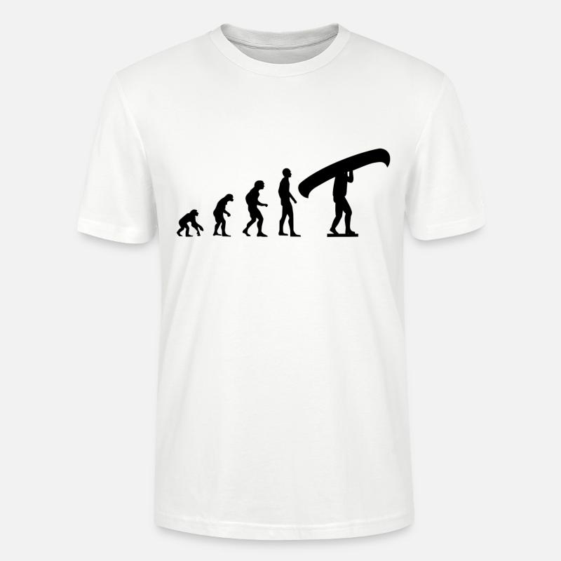 Canoe Evolution - Stanley/Stella CRAFTER Unisex Organic T-Shirt - white