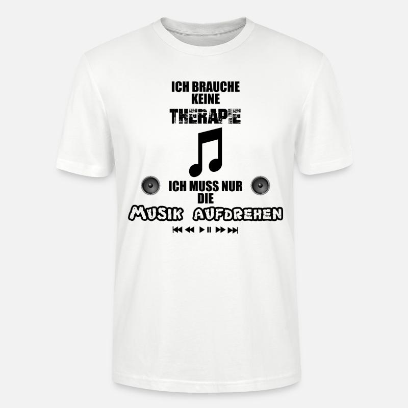 MUSIK SPRUCH - Stanley/Stella Unisex Bio-T-Shirt CRAFTER - Weiß