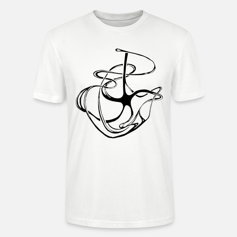 tattoo-SternAnker, Muster, Pattern - Stanley/Stella Unisex Bio-T-Shirt CRAFTER - Weiß