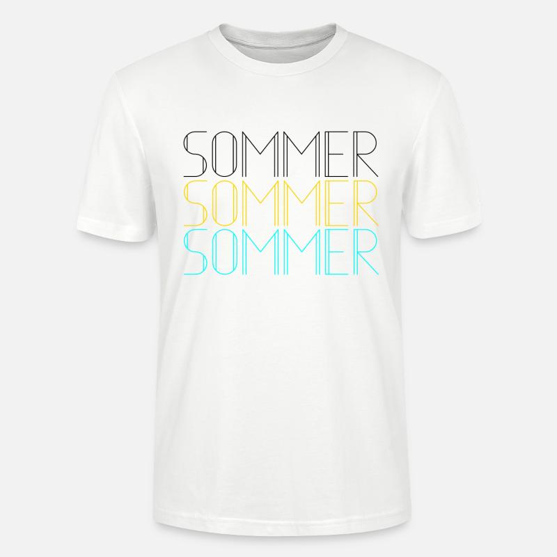 Summer Summer Summer Gift - T-shirt bio CRAFTER Stanley Stella Unisexe - blanc