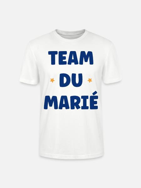 team du marié - T-shirt bio CRAFTER Stanley Stella Unisexe - blanc