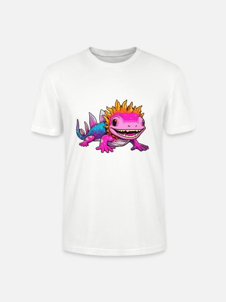 Axolotl - Stanley/Stella CRAFTER Unisex Organic T-Shirt - white