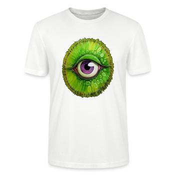 Joie vibrante des kiwis - T-shirt bio CRAFTER Stanley Stella Unisexe - blanc - Devant - Alina (178cm) & Michal (187cm)