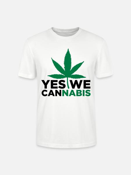 Yes We Cannabis! - Stanley/Stella Unisex Bio-T-Shirt CRAFTER - Weiß