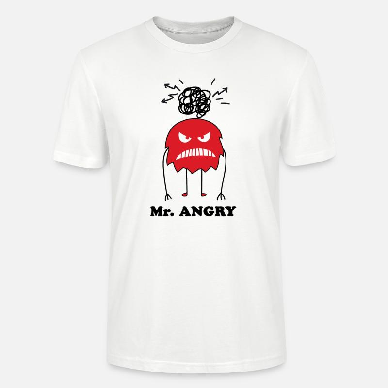 Herr wütend - Stanley/Stella Unisex Bio-T-Shirt CRAFTER - Weiß