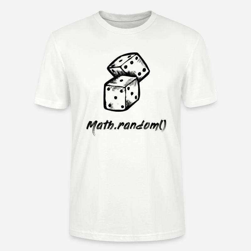 Math.random () #BLACK - T-shirt bio CRAFTER Stanley Stella Unisexe - blanc