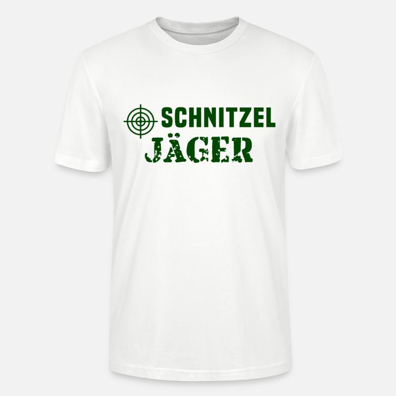 Schnitzel Spruch Sprüche - Stanley/Stella Unisex Bio-T-Shirt CRAFTER - Weiß
