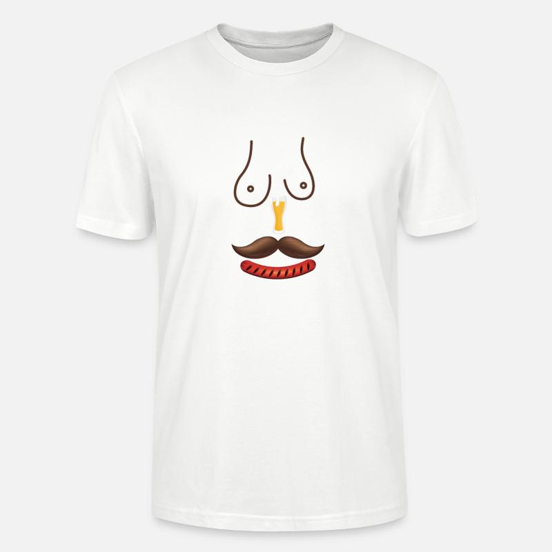 Der Wurstbiermann - Stanley/Stella Unisex Bio-T-Shirt CRAFTER - Weiß