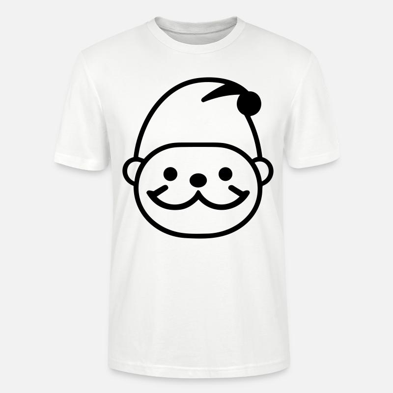 Kleiner Weihnachtsmann - Stanley/Stella Unisex Bio-T-Shirt CRAFTER - Weiß